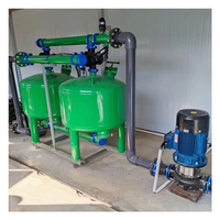 Système de filtre à sable agricole efficace pour la production de cultures à grande échelle outil de traitement des eaux usées système d'irrigation par filtration de réservoir de carbone