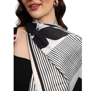 Écharpes légères imprimées 100 % soie satinée pour femmes, respirantes, utilisables comme foulards, étoles, couvre-chefs ou paréos de plage - Product Image 3