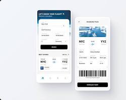 Application mobile de réservation de vols : Rechercher des vols, comparer les tarifs, réserver des voyages, gérer les itinéraires. Compatible avec MAC en stock - Product Image 3