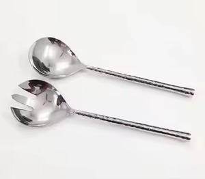 Premium Metal Salad Serving Set with Elegant Finish for Dining Table and Restaurant Use - Product Image 5