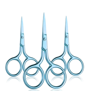 Tijeras para Cutículas de Acero Inoxidable Curvadas de Lujo con Acabado Satinado, para Fabricantes de Marca Privada, Venta al por Mayor, para el Cuidado de Cejas y Belleza - Product Image 3
