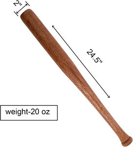 Batte de baseball en aluminium haute performance pour débutants et jeunes joueurs, adaptée au softball, en bois naturel, dernier modèle - Product Image 3