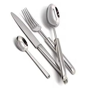 Ensemble de couverts modernes en acier inoxydable, durables, pour la cuisine, la maison et la restauration, utilisation sur la table de salle à manger - Product Image 4