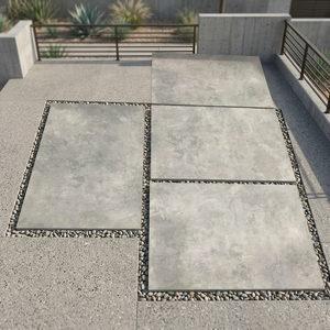 Vistaar 60x60cm Beige 20mm Thick Porcelain Outdoor <b>Tiles</b> Metal Imitation Matte Finish Acid-Resistant Wear-Resistant Swimming - Product Image 3