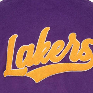 Blouson universitaire en laine pour homme 2026 USA, avec logo personnalisé brodé en chenille, idéal pour l'hiver, blouson de baseball de luxe en laine pour homme - Product Image 3