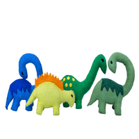 Jouets en peluche doux dinosaures en feutre de laine, le meilleur de l'Himalaya pour enfants, personnalisables, cadeaux de décoration pour la maison, rembourrage en latex et coton PP, unisexe