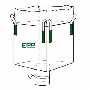 Sacs Big Bag 90x90x110cm les plus vendus, avec jupe de remplissage, pour l'agriculture, fabrication et personnalisation en usine - Product Image 1