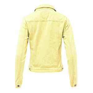 Vestes en jean matelassées pour femmes de qualité supérieure OEM, 100 % coton, couleur noire unie, col rabattu, boutonnées, personnalisables, faible MOQ - Product Image 4