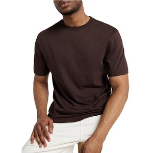 เสื้อยืดคอกลมแขนสั้นทรงปกติสำหรับผู้ชาย LEDBURY OEM ขายดี ผลิตจากผ้าโพลีเอสเตอร์/คอตตอน ระบายอากาศได้ดี แห้งเร็ว - Product Image 1