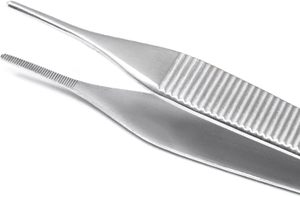 Pinza para Tejidos AMIN TC Adson de 4.75 Pulgadas, Acero Inoxidable, Instrumento Quirúrgico Dental Manual, Certificado CE ISO - Product Image 4