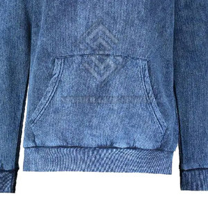 Nouveau design, best-seller : sweats à capuche pour hommes, effet délavé, coupe ample, tissu polaire de haute qualité, faible MOQ, vente en gros - Product Image 5
