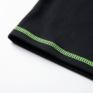 Camiseta de Compresión para Hombre, Manga Larga, Cuello Alto, Secado Rápido, Transpirable, Spandex/Nylon, Estampado Digital, Suministro de Fábrica - Product Image 3