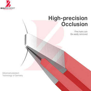 Pinzas de Precisión Inclinadas con Recubrimiento de Diamante, Fáciles de Usar y con Agarre Cómodo, Perfectas para Depilación, Modelado y Cuidado de Cejas - Product Image 3