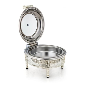 New Arrival Vintage Food Serving Dish Chaffing Dish Prime Quality Metal Copper Chaffing Dish From Manufactures and Suppliers - Product Image 4