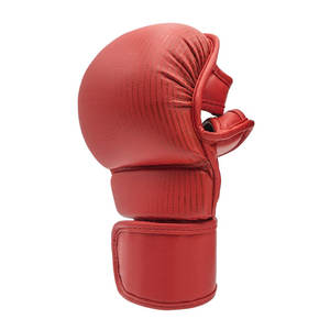 Guantes Profesionales de MMA de Medio Dedo en Cuero, Ligeros, Personalizables en Color y Talla para Hombres y Mujeres, Entrenamiento de Boxeo - Product Image 1