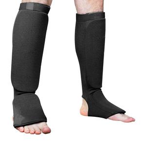 Manchons de compression élastiques en spandex noir avec affichage numérique pour l'entraînement aux arts martiaux - Product Image 1