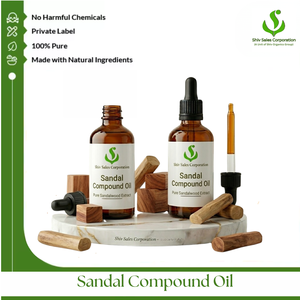 High Grade Sandal Compound Oil for Cosmetic Industry Bulk Supply and International Packaging Distribution Requirements - Product Image 1