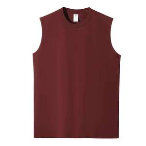Débardeur de sport pour homme, style vintage, écologique, respirant, séchage rapide, 100% coton, 180 GSM, sans manches - Product Image 2