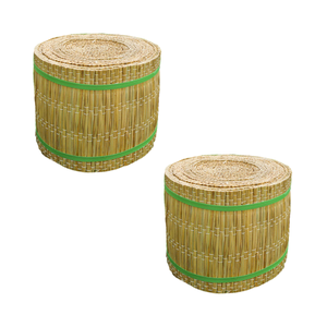 Rollo de tapete de junco natural, el más vendido, para macetas y cubrir troncos, tapete de algas marinas para protección de árboles en invierno, ecológico. - Product Image 1