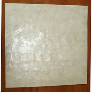 Mosaico de conchas, artículos de vidrio y mosaico decorativo cuadrado de 30 cm - Product Image 3