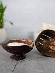 Jabonera Ecológica de Cáscara de Coco, Bandeja de Jabón Natural Hecha a Mano para Accesorios de Baño y Cocina - Product Image 5