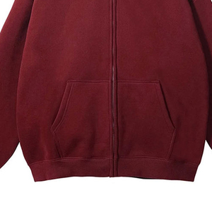 Sudaderas con Capucha Personalizadas para Hombre, de Invierno, para Exteriores, de Alta Calidad, de Algodón French Terry, Corte Regular, Forro Polar Grueso, Estampadas, con Hombros Caídos y Cierre de Cremallera - Product Image 4