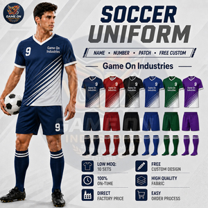 Meilleures ventes, service OEM ODM, sublimation, bonne qualité, nouvelle arrivée, respirant, prix de gros, ensemble d'uniformes de football personnalisés sublimés - Product Image 4