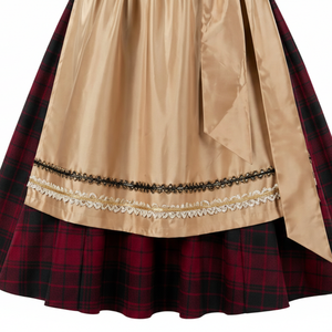 Robe Dirndl Traditionnelle Allemande de Luxe Personnalisée pour l'Oktoberfest, Vente en Gros, Broderie Premium, Velours, Costumes de Serveuse de Bière Bavière - Product Image 6