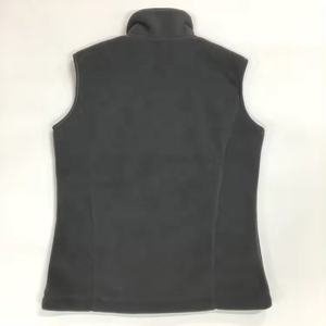 Gilet personnalisé en tissu doux gilet pour filles pas cher pour-acheter filles sans manches longue en noir gilet en tricot respirant femmes veste - Product Image 6
