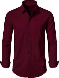 Camisa de Vestir de Manga Larga para Hombre, Estilo Formal y Casual para Otoño, con Botones, Logotipo Personalizado, para Adultos - Product Image 4