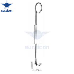 Retractor Meyerding de 18 cm (7 pulgadas) con hoja en forma de silla de montar Figura 6 de 6 x 4 mm, de acero inoxidable, reutilizable, para uso médico. - Product Image 4