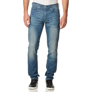 OEM Wholesale <b>Men's</b> Slim Fit Straight Ripped Distressed <b>Jeans</b> Streetwear Cotton Denim Button Pockets <b>Jeans</b> Custom - Product Image 1