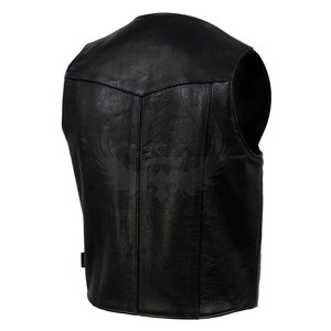 Chaleco de Cuero Genuino para Hombre, Invierno, Resistente al Viento, Algodón, Cómodo, Uso Diario, Fácil de Combinar, Larga Duración, Estilo Moderno - Product Image 2