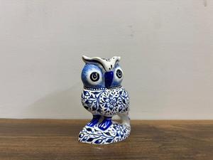 Estatua de Búho Art Deco Hecha a Mano en Aluminio |   Figura Decorativa Ecológica para Mesa de Centro |   Regalo Pintado a Mano Duradero - Product Image 5