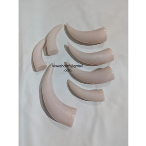 Cuerno decorativo de resina para el hogar con cuerno de color blanco natural Uso de productos de alta calidad para decoraciones para el hogar y artículos de decoración de mesa - Product Image 6