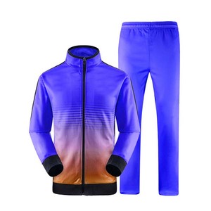 <b>Men's</b> Casual Athletic Tracksuit Two Piece Outfit Featuring <b>Zip</b> Front <b>Jacket</b> and Track Pants with Pockets for Gym Running - Product Image 4