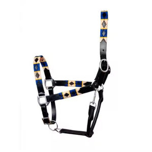 Cabestro de Cuero para Caballo de Alta Calidad, Personalizable, para Exteriores, Profesional, Ecuestre, Multicolor, Ajustable, Diseño de Cuerda de PP, Tela - Product Image 5