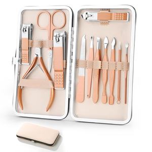 Ensemble professionnel de manucure et pédicure, acier inoxydable de haute qualité, soin des ongles, boîte luxueuse et durable, ensemble de manucure et pédicure - Product Image 1