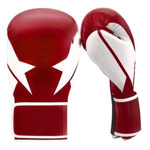 High Quality Customized PU Leather Boxing Gloves Custom Logo Full Finger Design <b>Hook</b> Loop Closure Customized Packaging for - Product Image 2