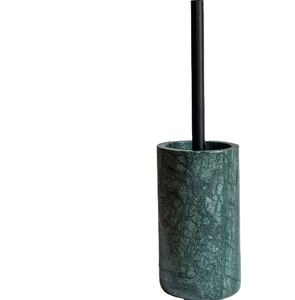 Soporte para Escobilla de Baño de Mármol Verde, Accesorio de Baño Moderno de Piedra Natural para Hogar y Hotel de Lujo, MEJOR OFERTA - Product Image 1