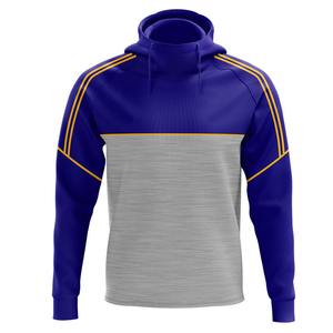 Sudadera con capucha personalizada para adultos unisex de fútbol gaélico LGFA con media cremallera, logo personalizado, transpirable, estampado por sublimación - Product Image 1