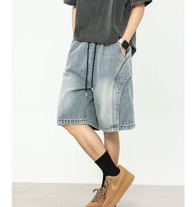 Plus Size <b>Men</b> <b>Jeans</b> Shorts High Quality Best Product With Pocket For <b>Men</b> OEM Service Hi Visibility New <b>Jeans</b> Shorts For <b>Men</b> - Product Image 2