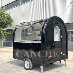 Custom Airflow Catering al aire libre móvil Pizza barbacoa comida remolque Bar helado café camión de comida para la venta - Product Image 3