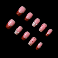 Faux ongles artisanaux à presser, commande en gros, faible MOQ, prix usine, sur mesure, logo OEM, design délicat, finition soignée