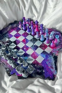 Classic Quality Belladec Handmade Artistic Resin <b>Chess</b> Board Luxury Game <b>Set</b> Built Storage Board Sports Entertainment <b>Chess</b> - Product Image 4