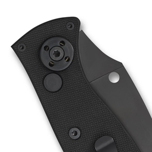 Cuchillos Plegables de Hoja Plateada de Alta Calidad con Mango Antideslizante Negro, Diseño Compacto y Portátil para Camping, Senderismo y Uso Diario - Product Image 6