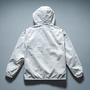 Vente en gros de sweats à capuche coupe-vent pour hommes, manches longues, imperméables, sweats à capuche noirs OEM pour hommes - Product Image 4