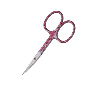 Tijeras de manicura de acero inoxidable de primera calidad con punta afilada para el cuidado de cejas y cutículas, herramienta de belleza - Product Image 2