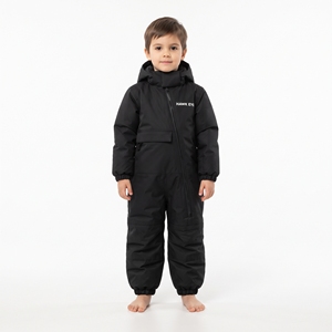Traje de esquí impermeable de una pieza para niños, traje de nieve acolchado de invierno, ropa de nieve cálida para exteriores para niños y niñas - Product Image 6