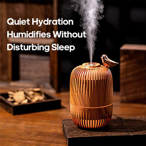 Vendita calda in legno piccola gabbia per uccelli cava umidificatore d'aria 280ML diffusore di acqua portatile Lark uccello umidificatore ad ultrasuoni - Product Image 3